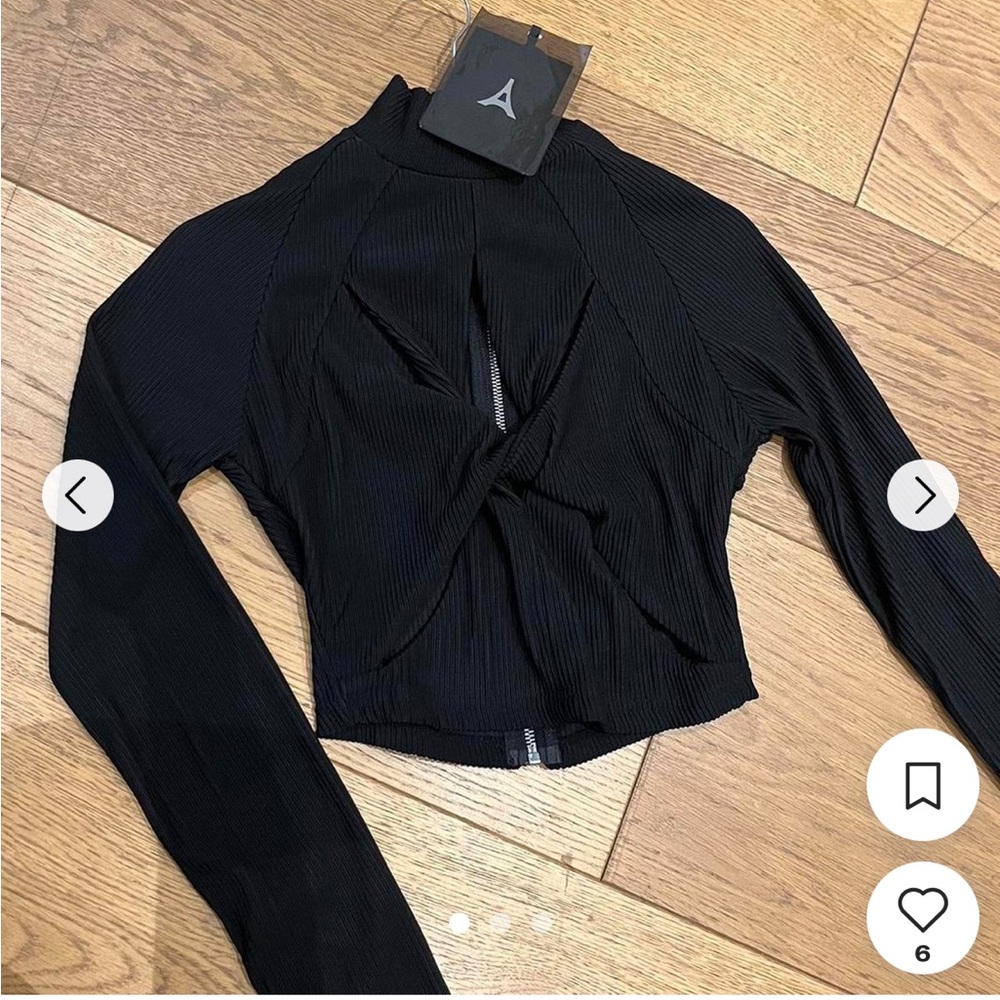 Black Long Sleeve Women's Top